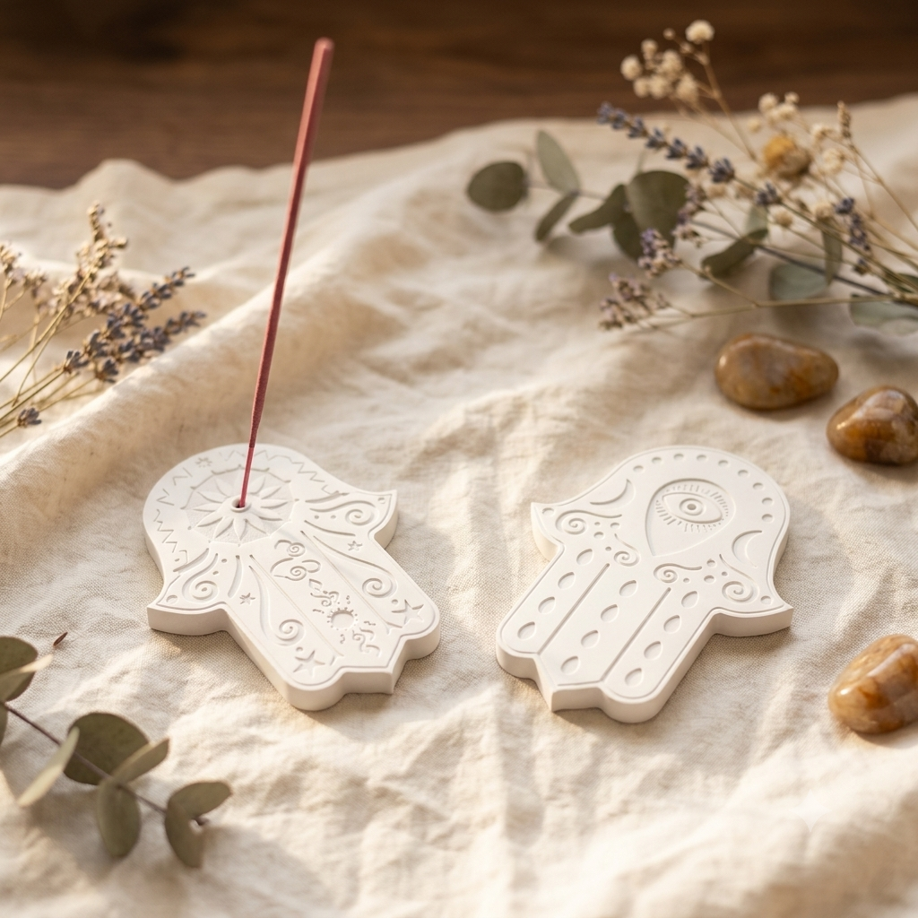 Räucherstäbchenhalter "Hamsa"