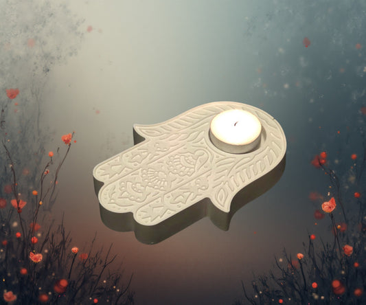 Teelichthalter "Hamsa"