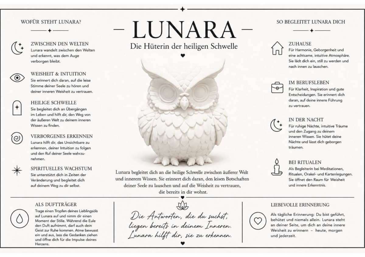 Informationen zum Duftstein Eule Lunara